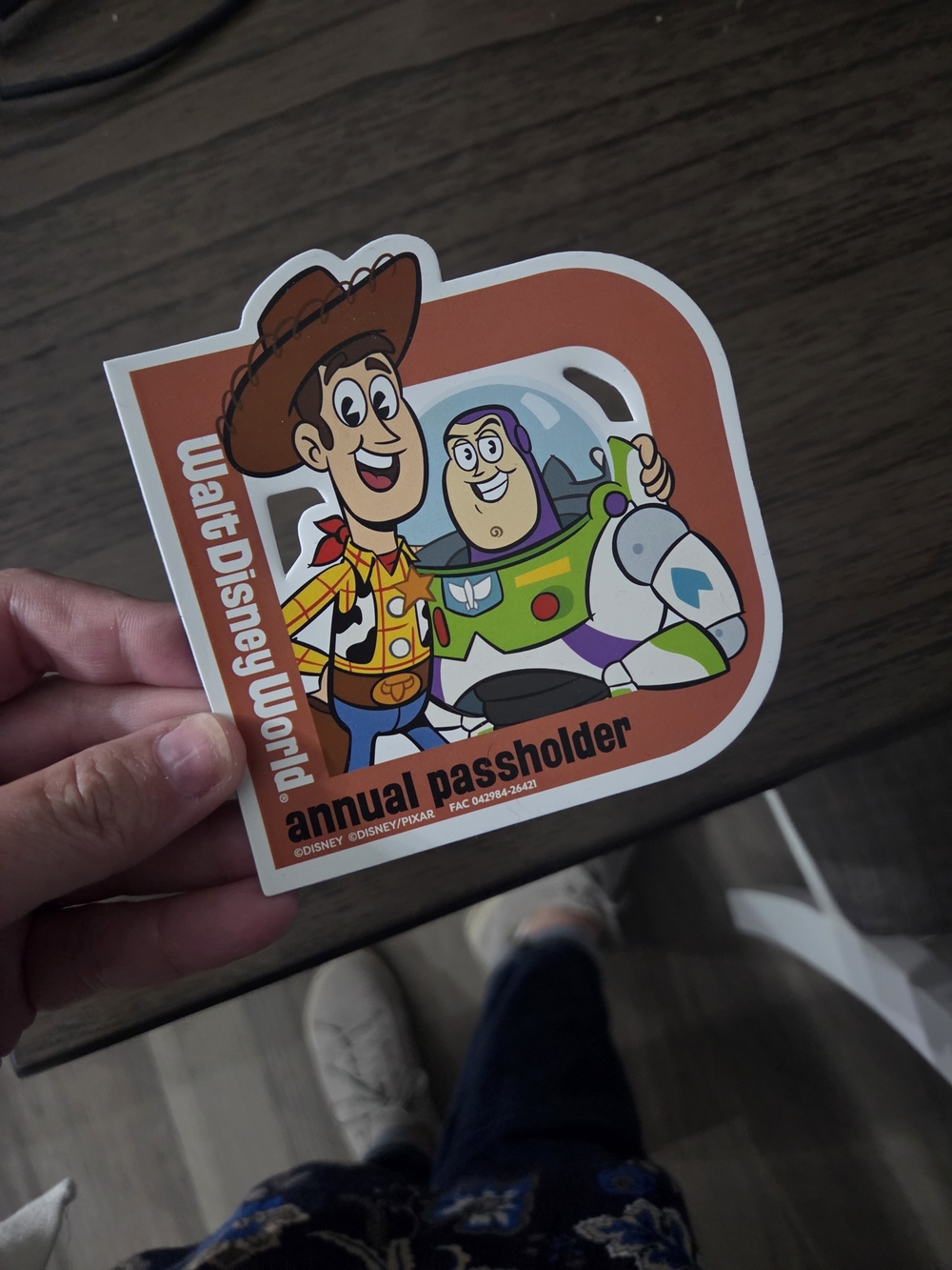 Disney Annual Passholder Magnet Featuring Toy Story